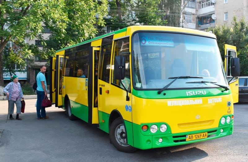 автобус за маршрутом № 7