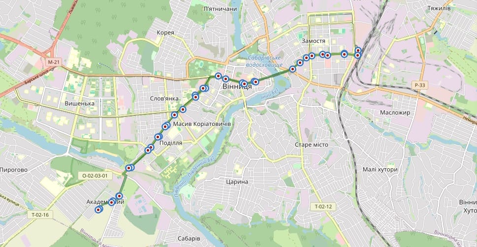 Тролейбус №17 у Вінниці