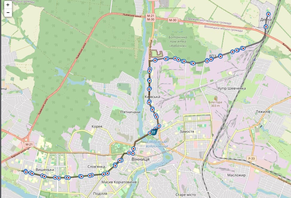 Тролейбус №22