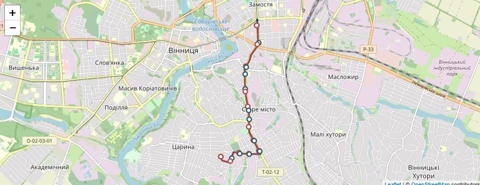 Маршрутне таксі Вінниця 2A