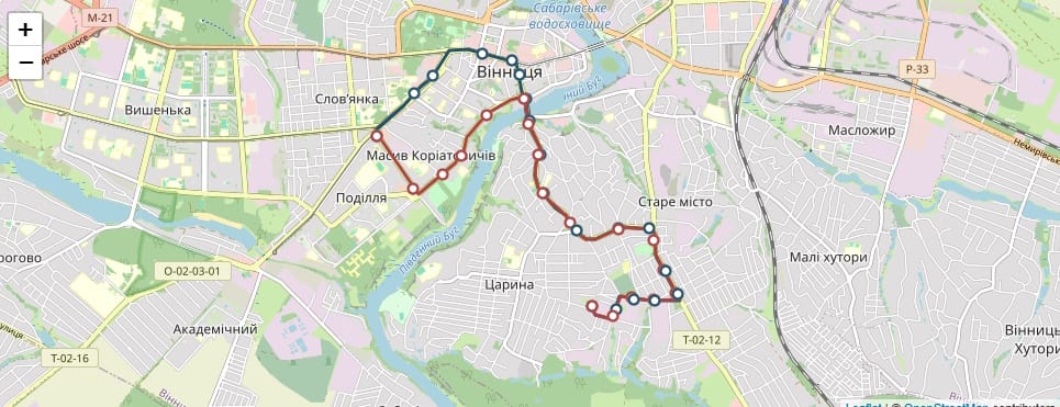 Маршрутне таксі Вінниця 7А