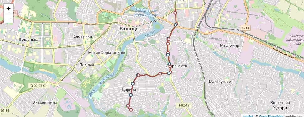 Маршрутне таксі Вінниця 14А