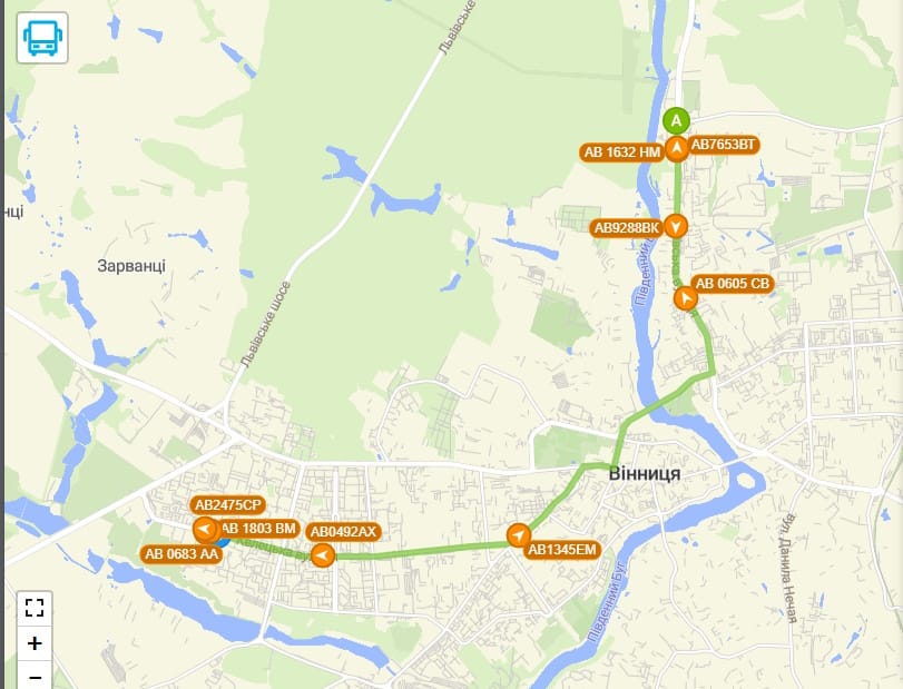 Маршрутне таксі Вінниця 28А