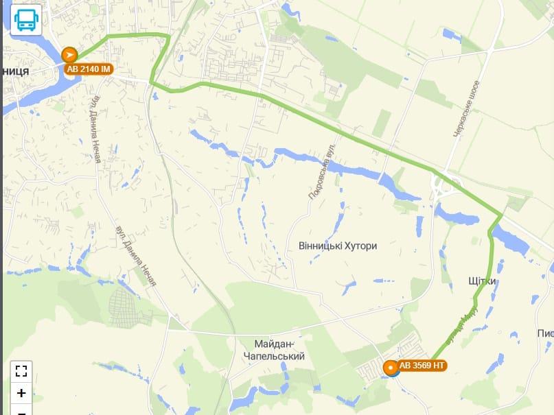 Маршрутне таксі Вінниця 30А