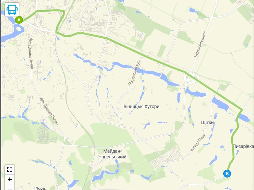 Маршрутне таксі Вінниця 30Б