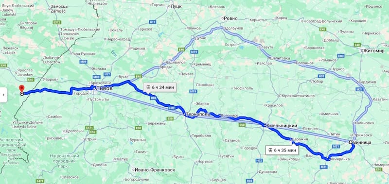 Потяг Вінниця – Перемишль