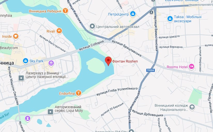 Фонтан "Рошен"