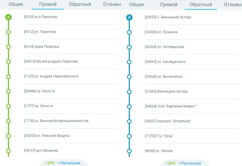 Маршрутне таксі Вінниця 29Б