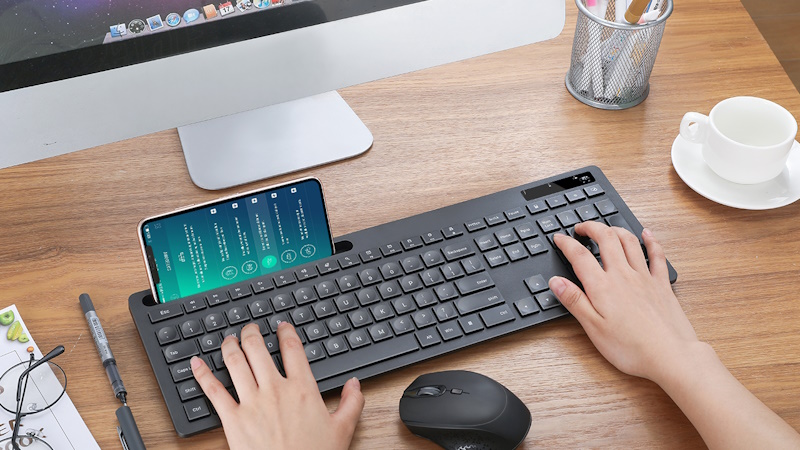 выборе клавиатуры