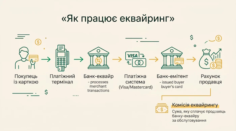 Еквайринг для бізнесу: як приймати оплату картками і скільки це коштує